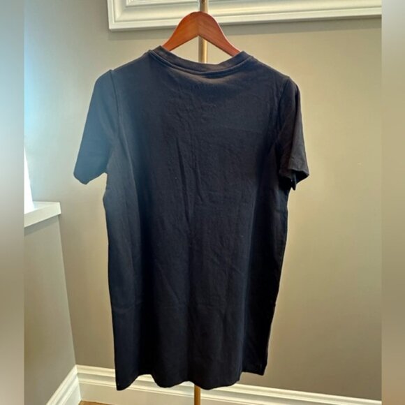 Everlane Black Short Sleeve T-Shirt Dress β Size Medium - Picture 6 of 7